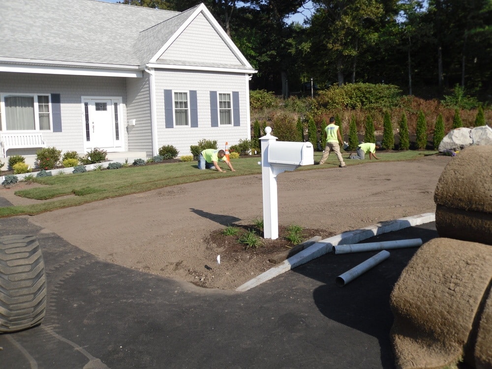 Landscaping Services including Lawn Mowing by Salcorp Landscaping Walpole, MA